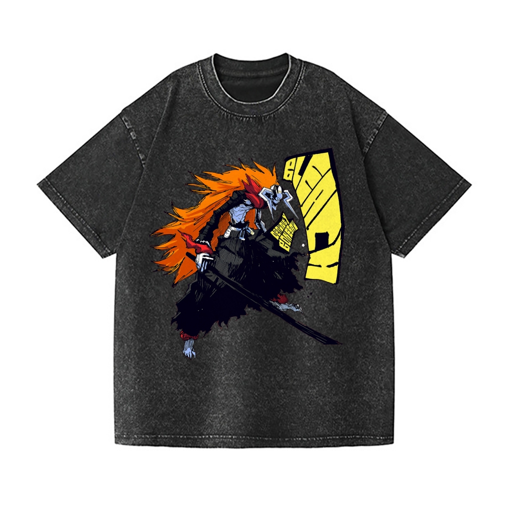 Vintage Wash Japanese Design T-Shirt