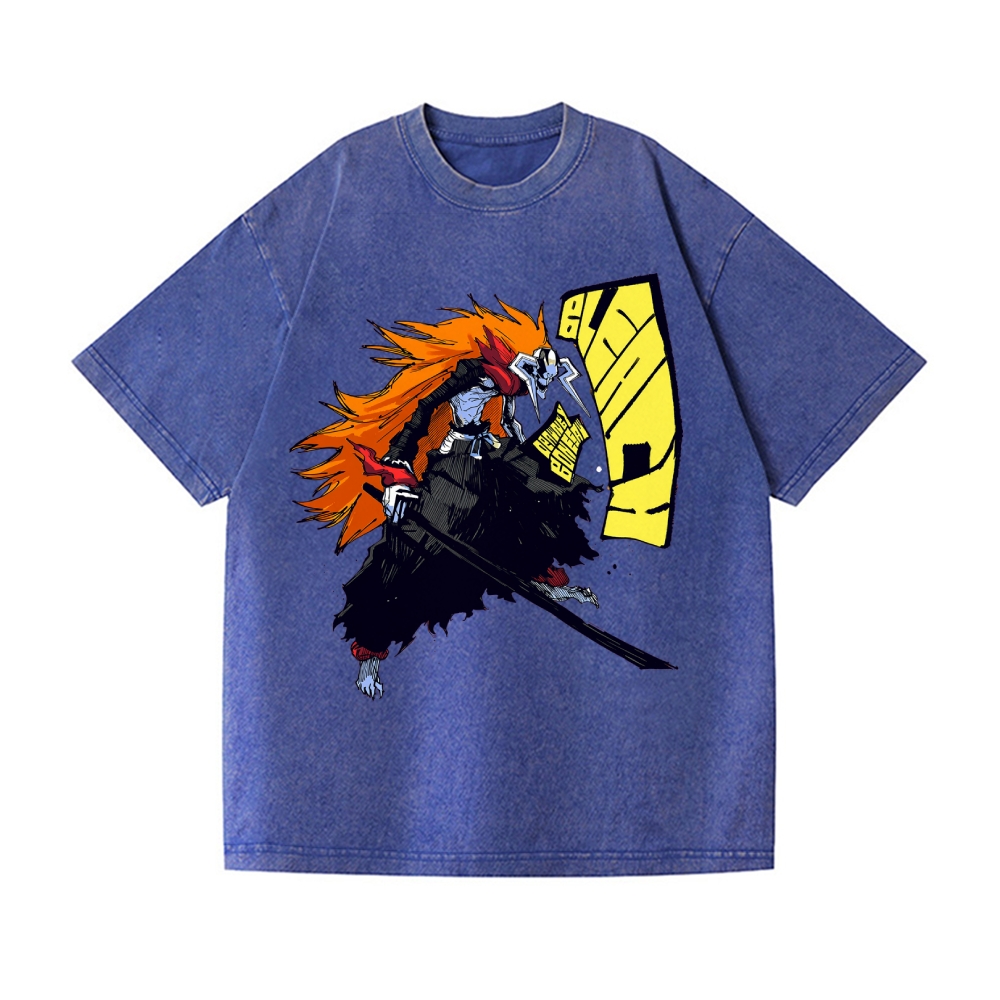 Bleach Vintage Wash Japanese Design T-Shirt