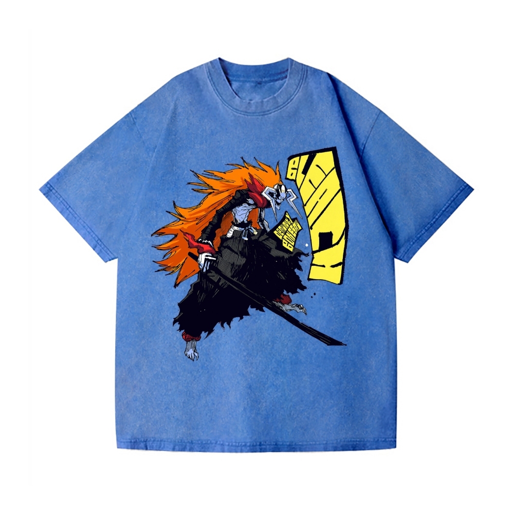 Bleach Vintage Wash Japanese Design T-Shirt