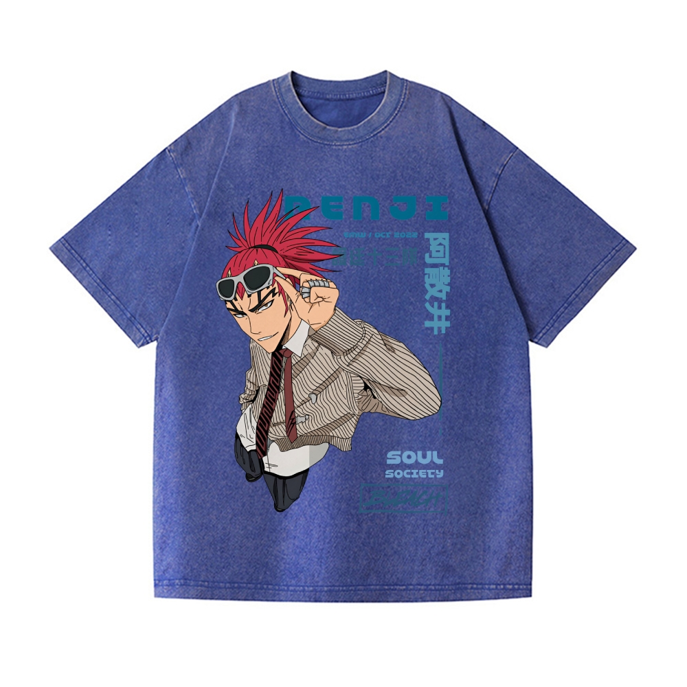 Bleach Vintage Wash Japanese Design T-Shirt