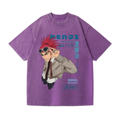 Bleach Vintage Wash Japanese Design T-Shirt