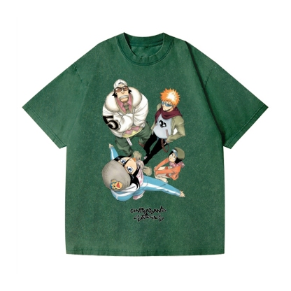 Bleach Vintage Wash Japanese Design T-Shirt