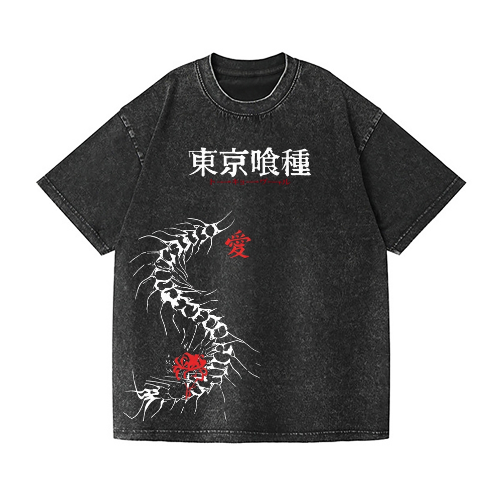 Tokyo Ghoul Vintage Wash Japanese Design T-Shirt