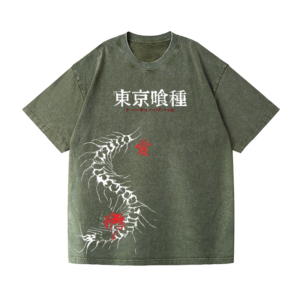Tokyo Ghoul Vintage Wash Japanese Design T-Shirt