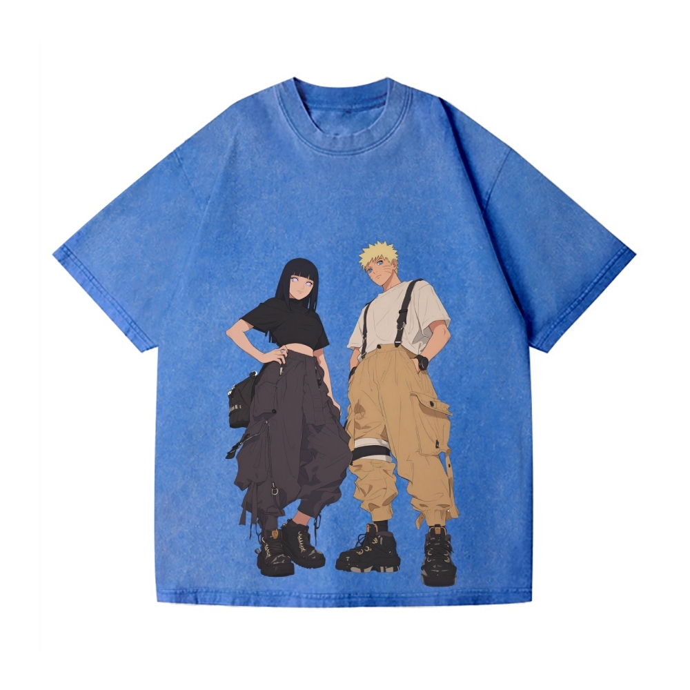 Naruto Vintage Wash Japanese Design T-Shirt