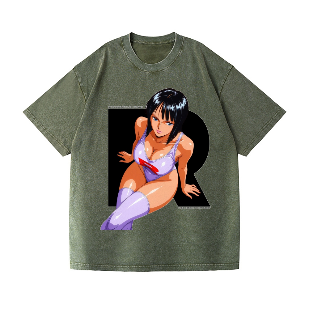 Nico X Team Rocket Vintage Wash Japanese Design T-Shirt