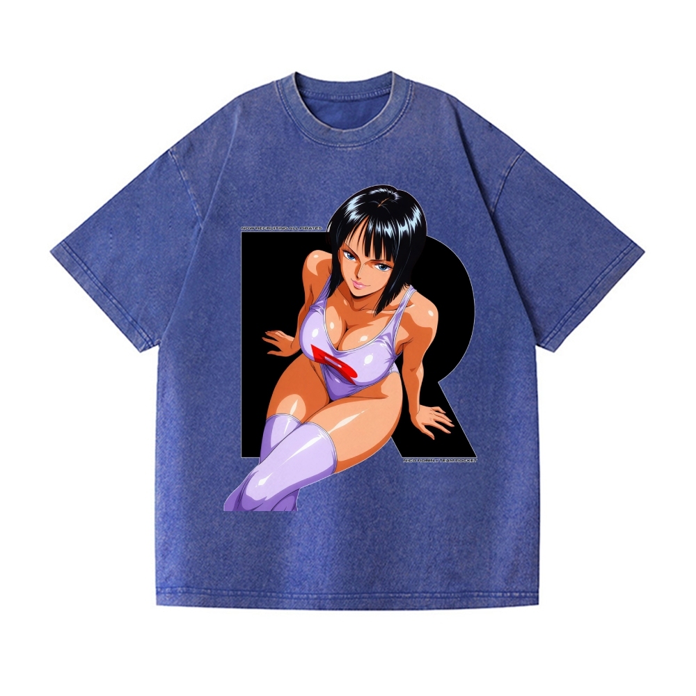 Nico X Team Rocket Vintage Wash Japanese Design T-Shirt
