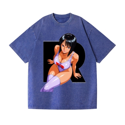 Nico X Team Rocket Vintage Wash Japanese Design T-Shirt