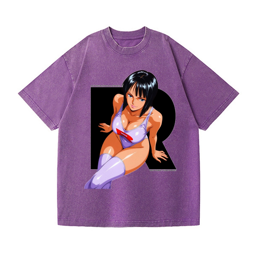 Nico X Team Rocket Vintage Wash Japanese Design T-Shirt