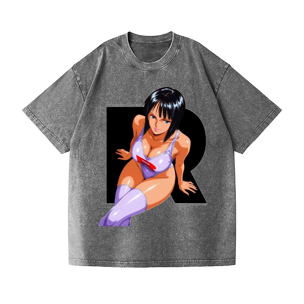 Nico X Team Rocket Vintage Wash Japanese Design T-Shirt