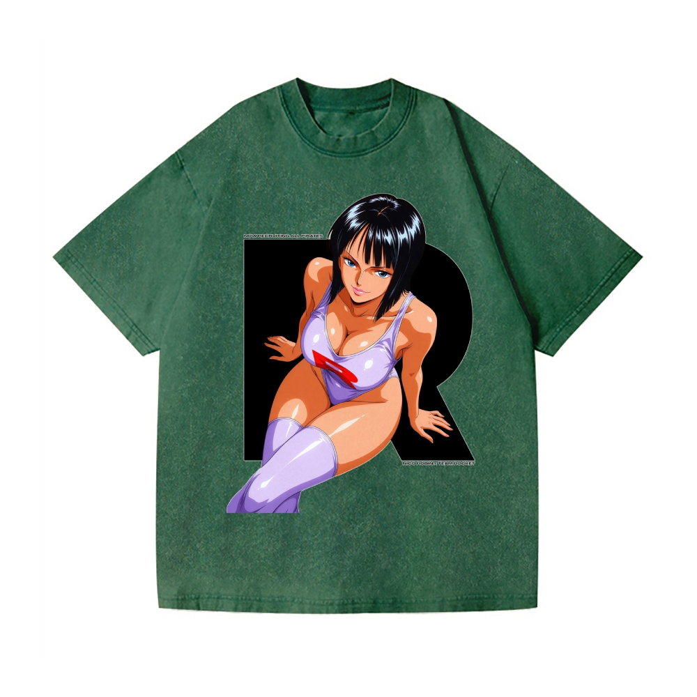 Nico X Team Rocket Vintage Wash Japanese Design T-Shirt