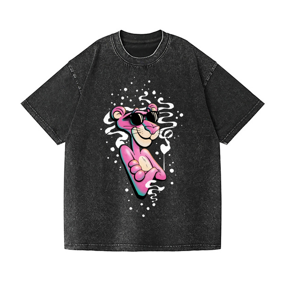 The Pink Panther Vintage Wash Japanese Design T-Shirt