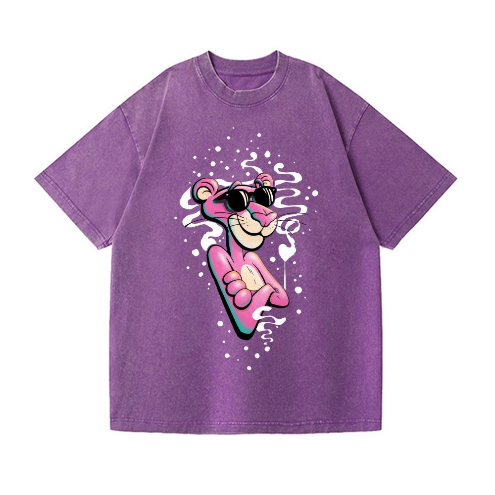 The Pink Panther Vintage Wash Japanese Design T-Shirt