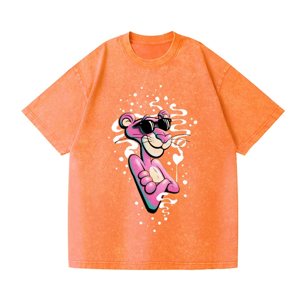The Pink Panther Vintage Wash Japanese Design T-Shirt