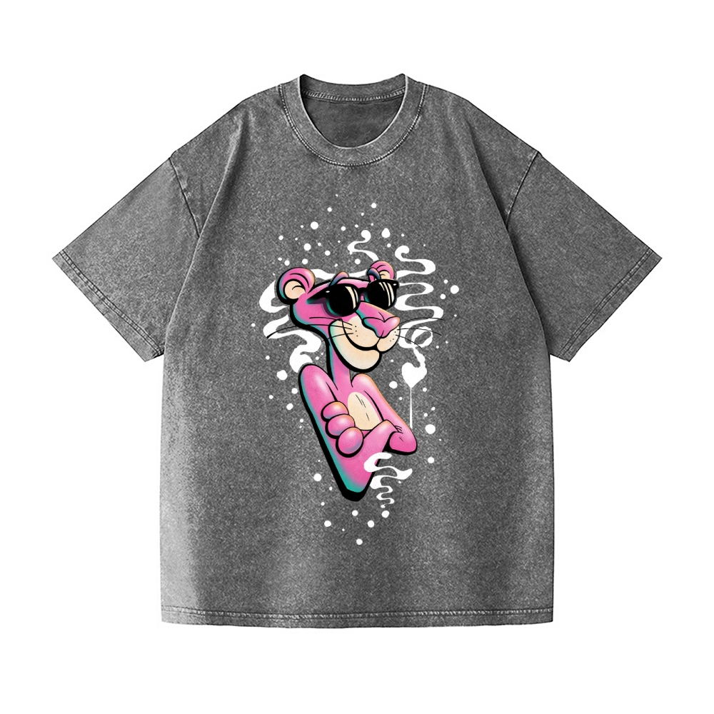 The Pink Panther Vintage Wash Japanese Design T-Shirt