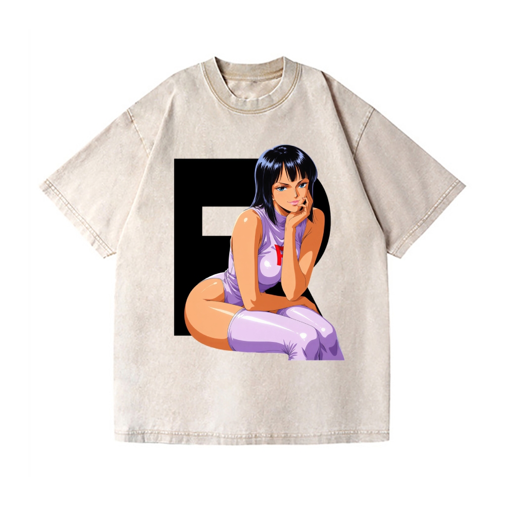 Nico X Team Rocket Vintage Wash Japanese Design T-Shirt