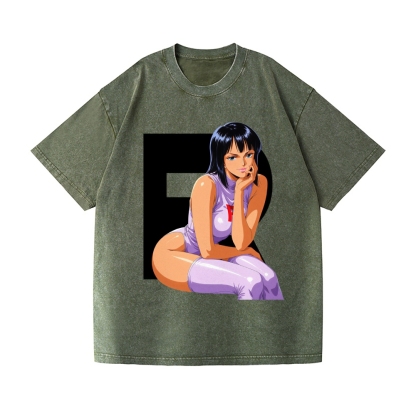 Nico X Team Rocket Vintage Wash Japanese Design T-Shirt