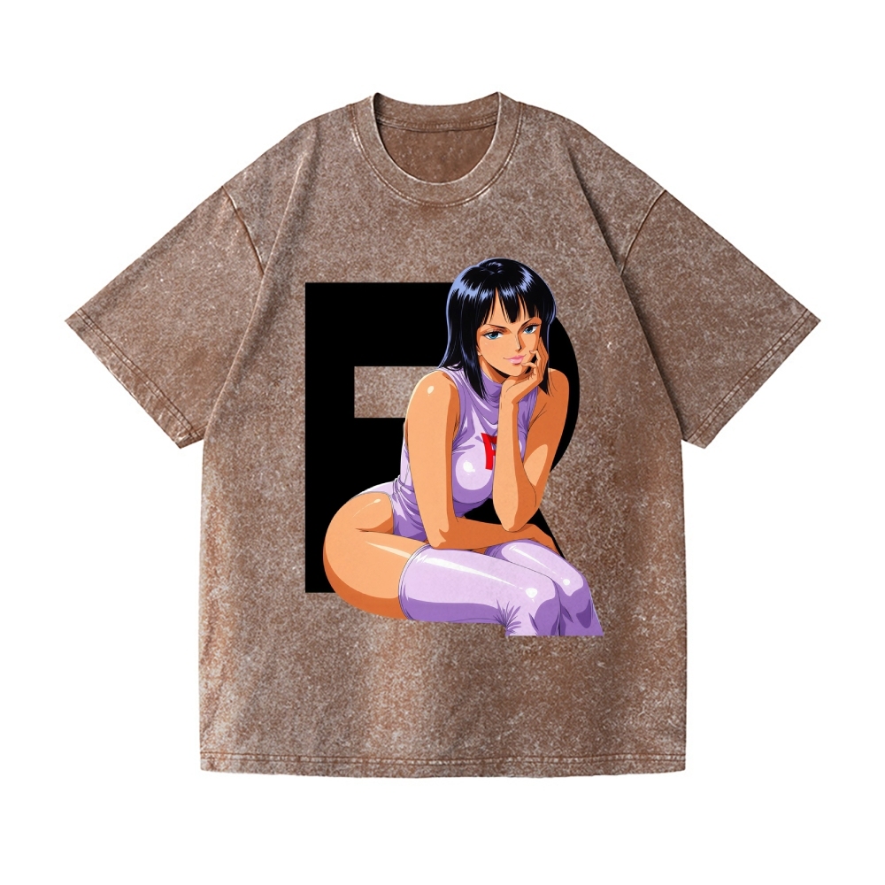 Nico X Team Rocket Vintage Wash Japanese Design T-Shirt