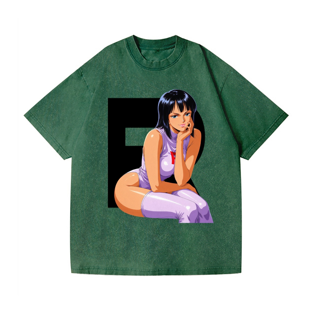 Nico X Team Rocket Vintage Wash Japanese Design T-Shirt