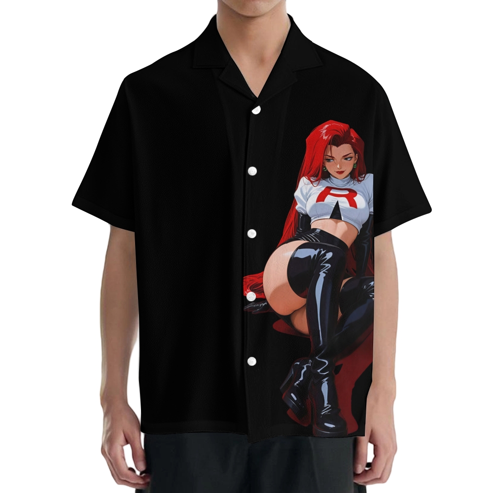 Rocket Girl Japanese Style Camp Shirt