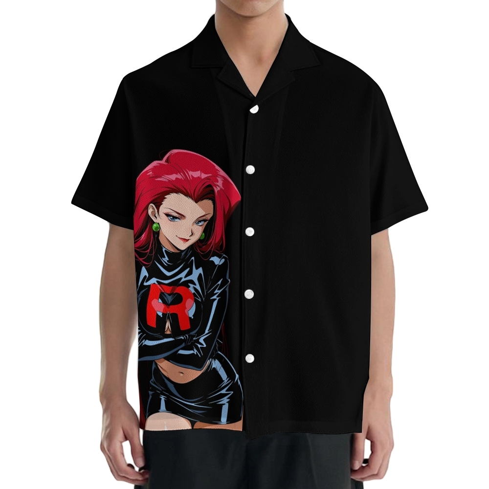 Rocket Girl Japanese Style Camp Shirt