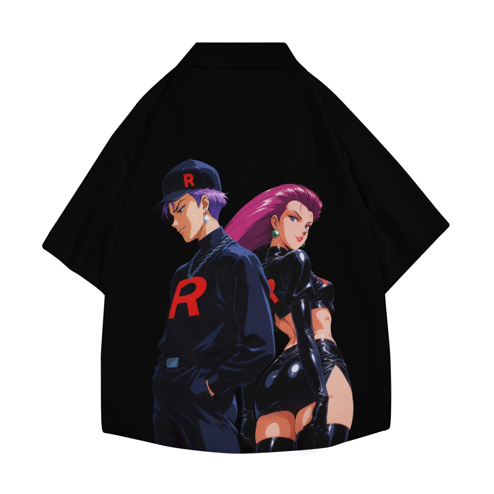 Rocket Girl Japanese Style Camp Shirt