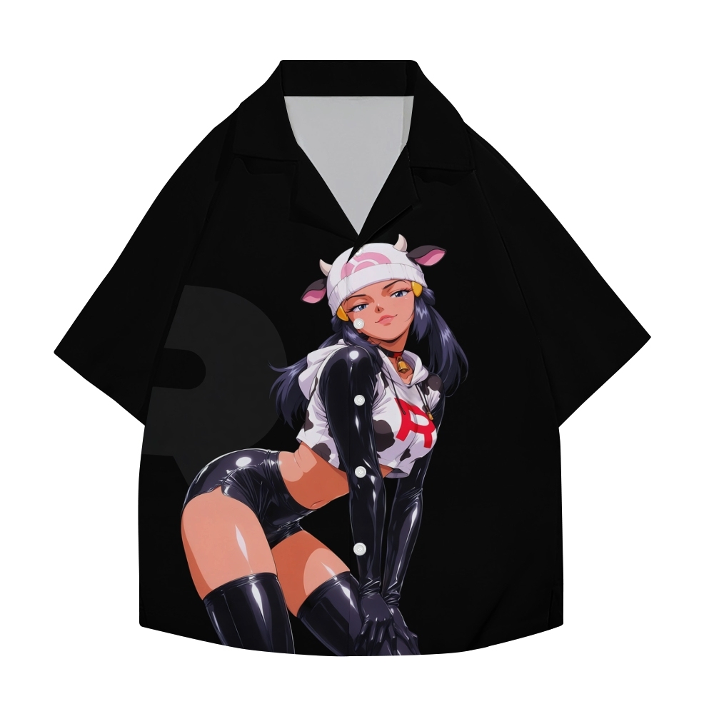 Rocket Girl Japanese Style Camp Shirt
