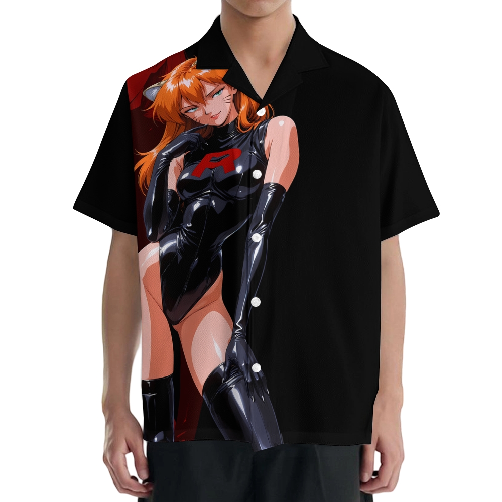 Rocket Girl Japanese Style Camp Shirt