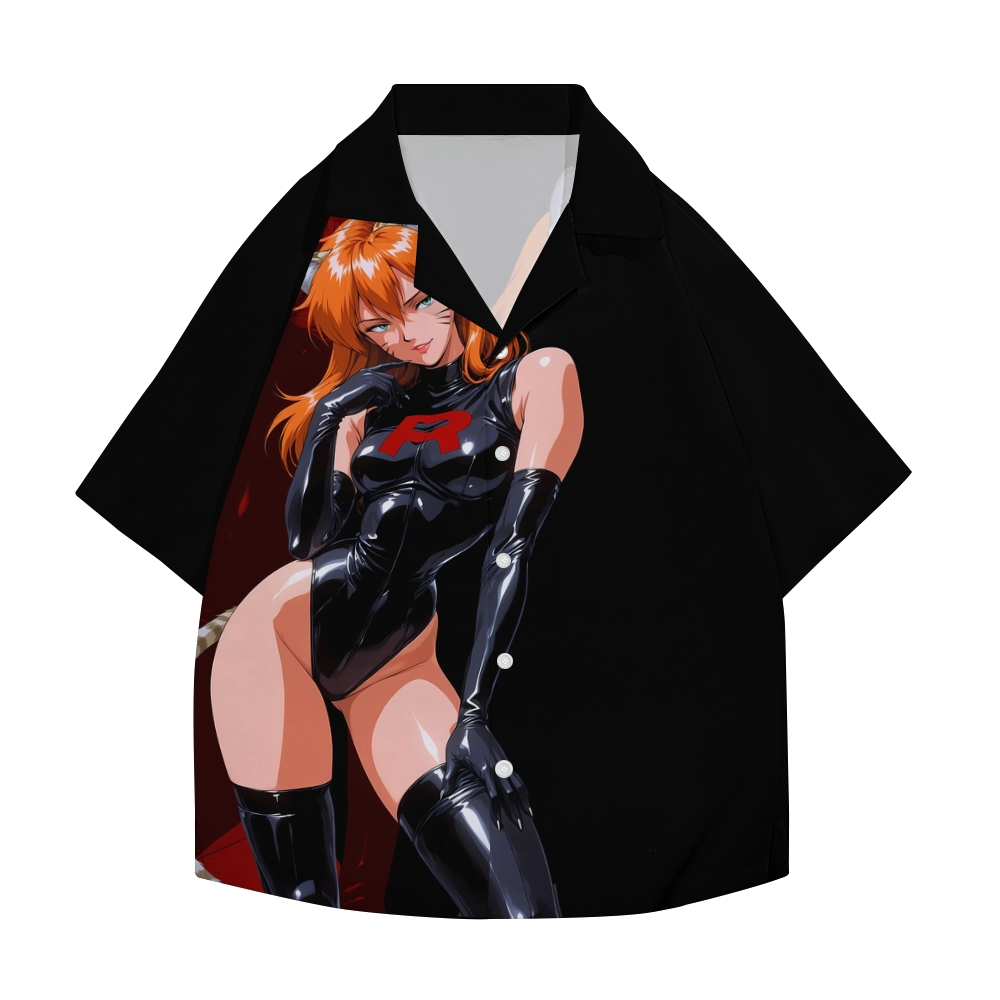 Rocket Girl Japanese Style Camp Shirt