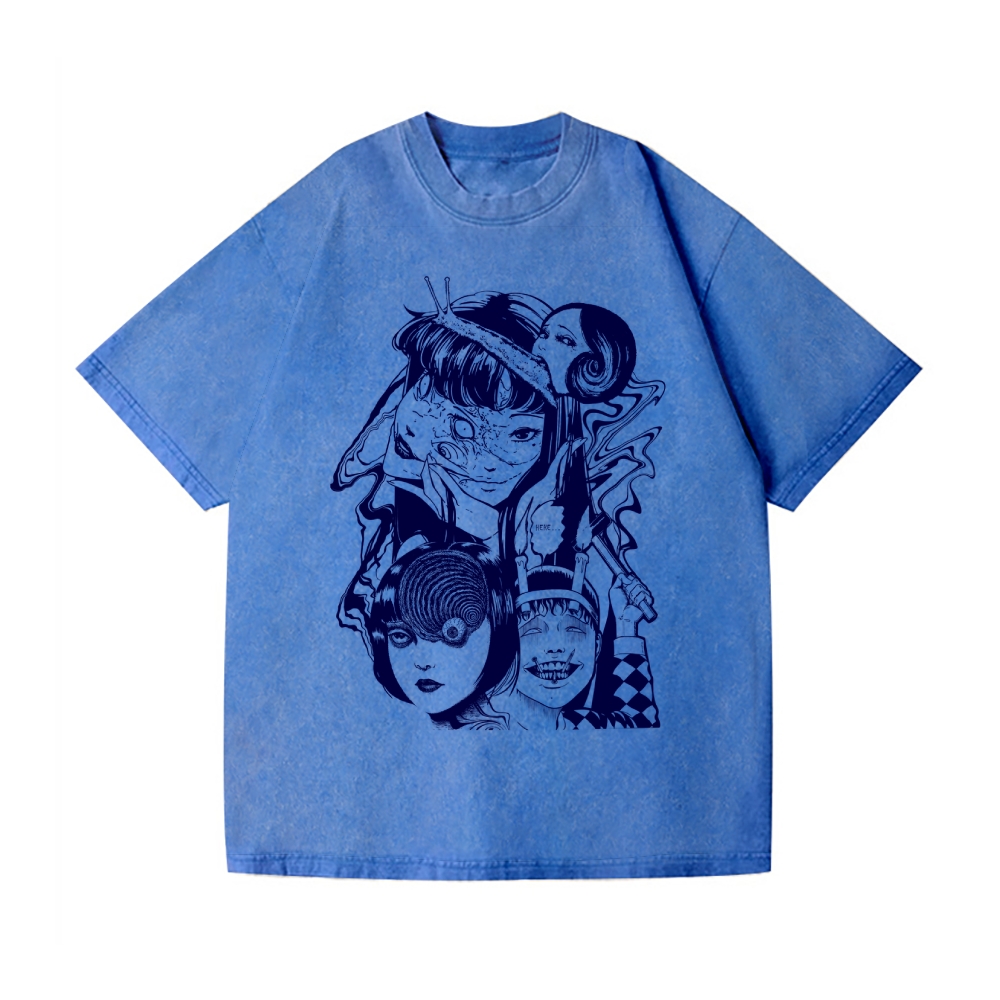 Vintage Wash Japanese Design T-Shirt