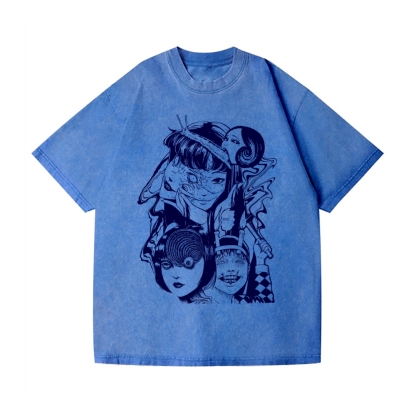 Junji Ito Vintage Wash Japanese Design T-Shirt