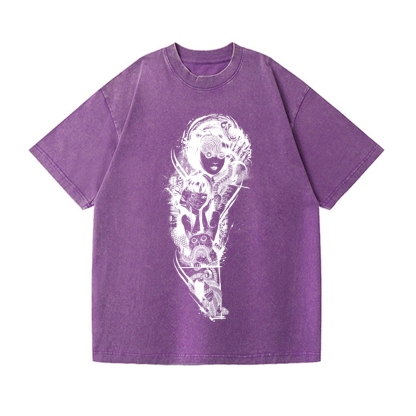 Junji Ito Vintage Wash Japanese Design T-Shirt