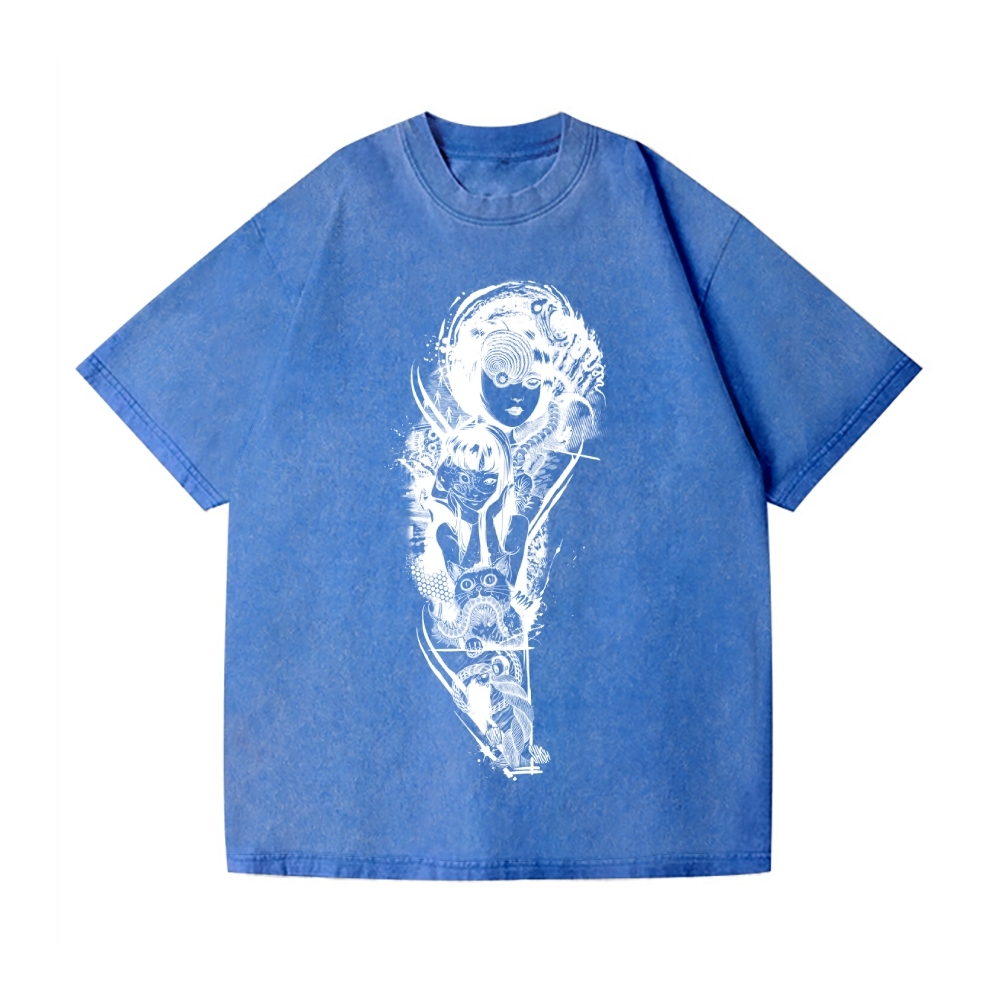 Junji Ito Vintage Wash Japanese Design T-Shirt