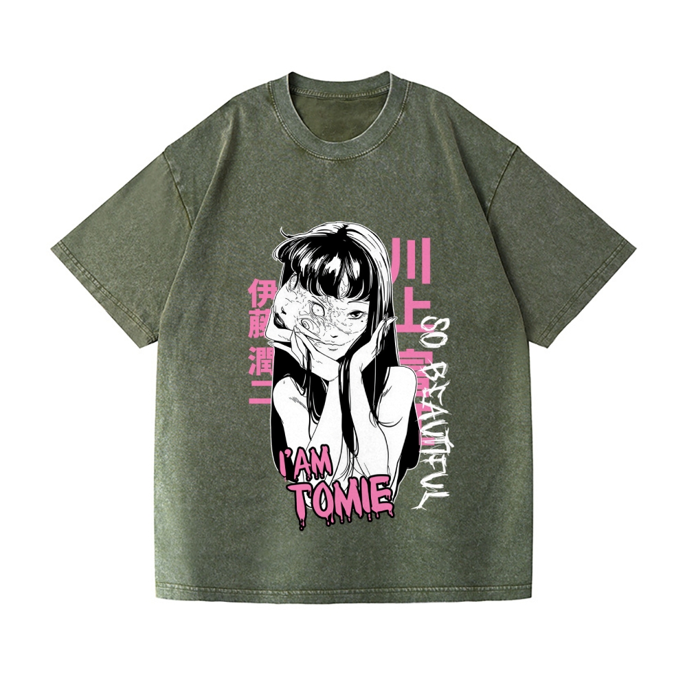 Junji Ito Vintage Wash Japanese Design T-Shirt