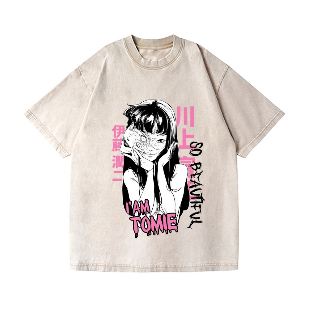 Junji Ito Vintage Wash Japanese Design T-Shirt