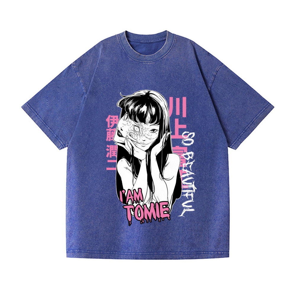 Junji Ito Vintage Wash Japanese Design T-Shirt