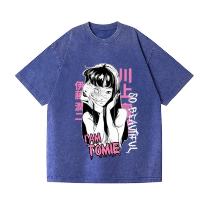 Junji Ito Vintage Wash Japanese Design T-Shirt