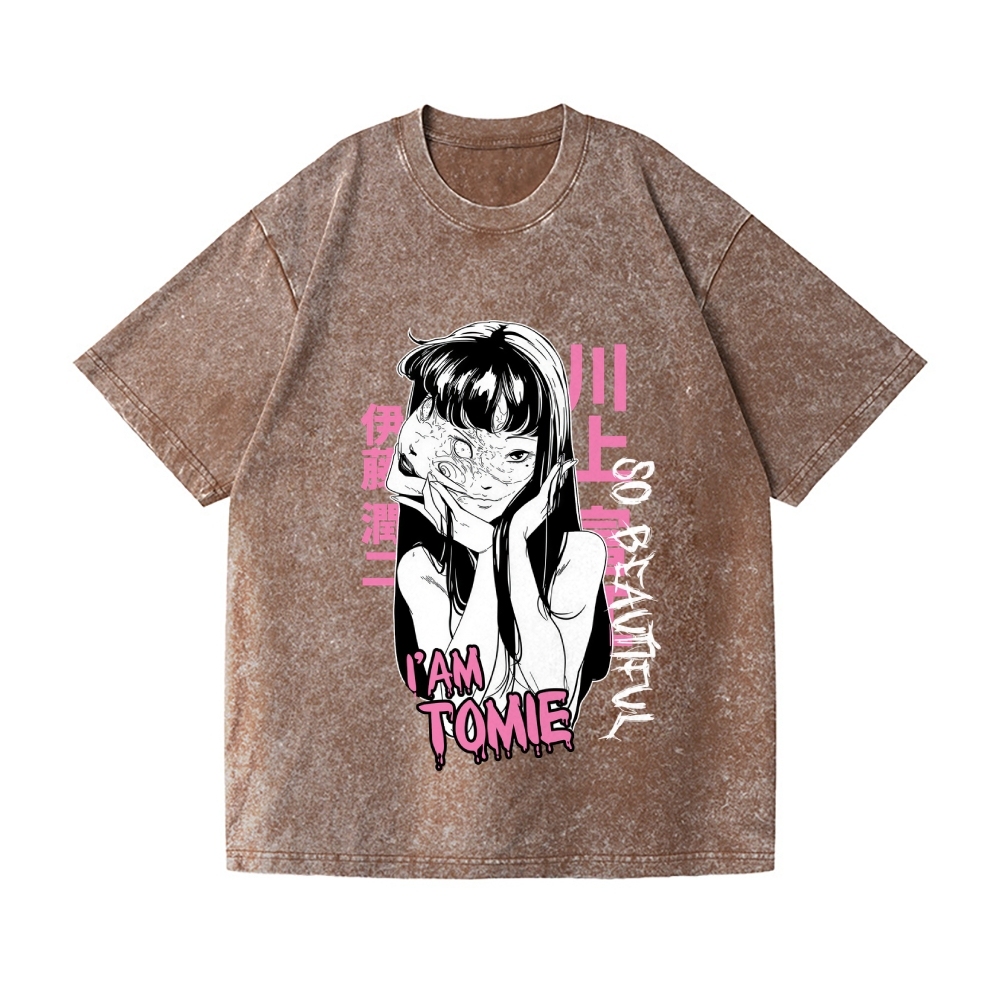 Junji Ito Vintage Wash Japanese Design T-Shirt
