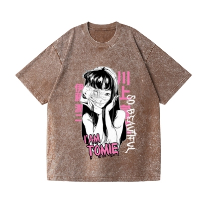 Junji Ito Vintage Wash Japanese Design T-Shirt