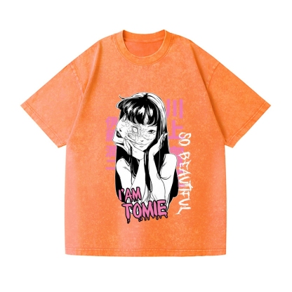 Junji Ito Vintage Wash Japanese Design T-Shirt