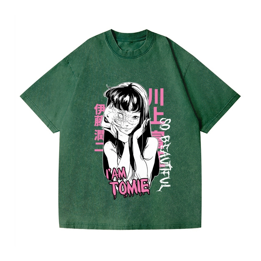 Vintage Wash Japanese Design T-Shirt