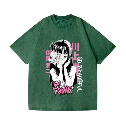 Junji Ito Vintage Wash Japanese Design T-Shirt