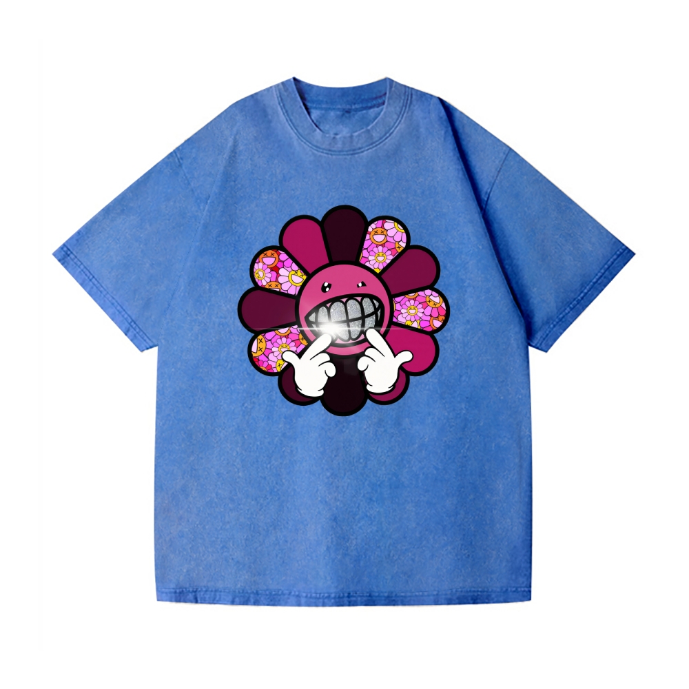 TM Sunflower Vintage Wash Japanese Design T-Shirt