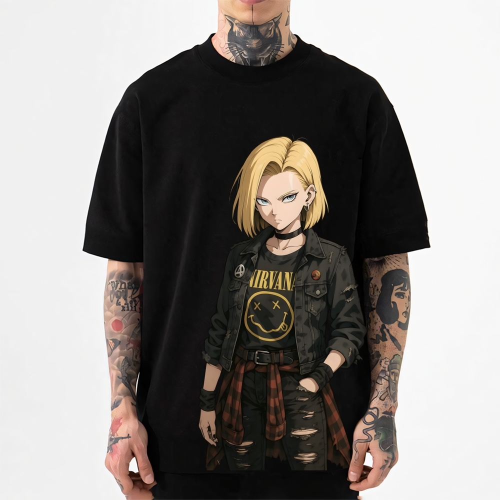 Android 18 Japanese Style Classic Tee