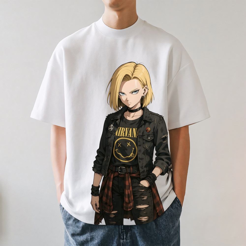 Android 18 Japanese Style Classic Tee
