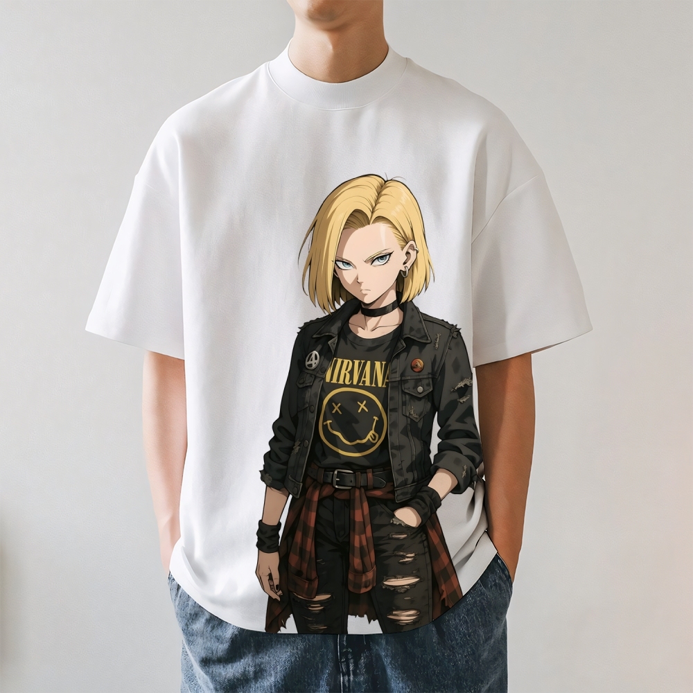 Android 18 Japanese Style Classic Tee
