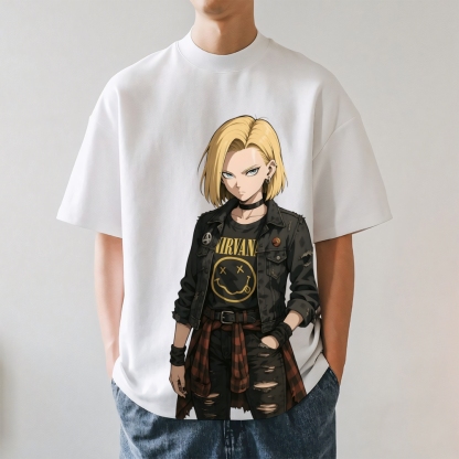 Android 18 Japanese Style Classic Tee