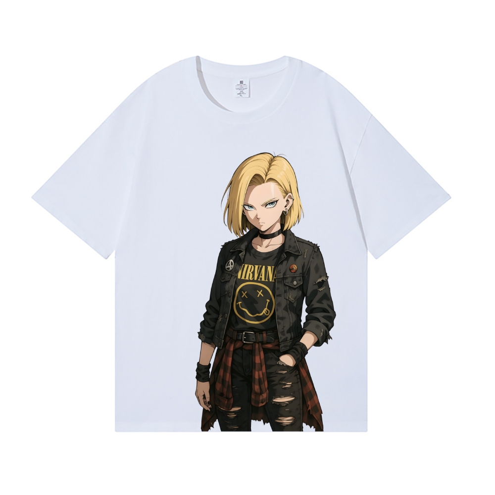 Android 18 Japanese Style Classic Tee