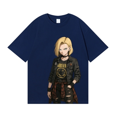 Android 18 Japanese Style Classic Tee