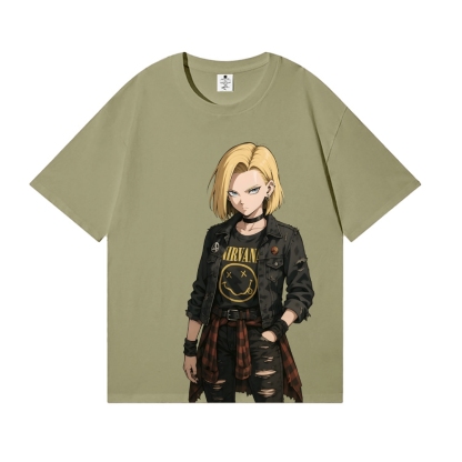 Android 18 Japanese Style Classic Tee